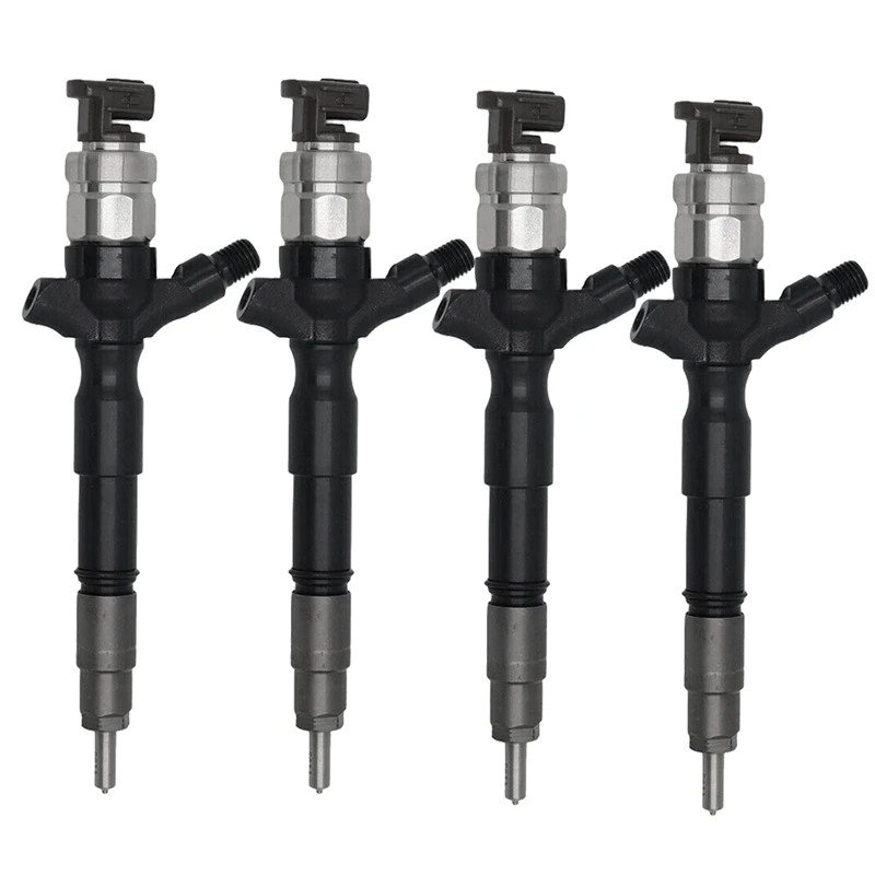 

4Pcs 095000-5920 New Diesel Common Rail Injector 23670-09070 23670-0L020 For Toyota Hilux Hiace 1KD 2KD