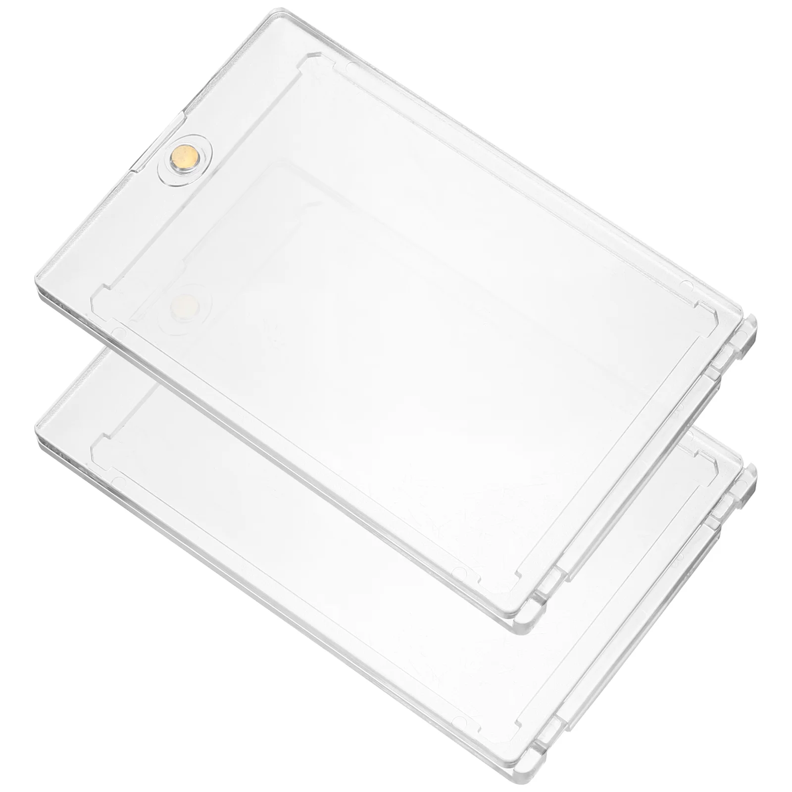 

Magnetic Card Holder Football Case Baseball Sports Hard Protectors Trading Acrylic Holders Cards Soccer