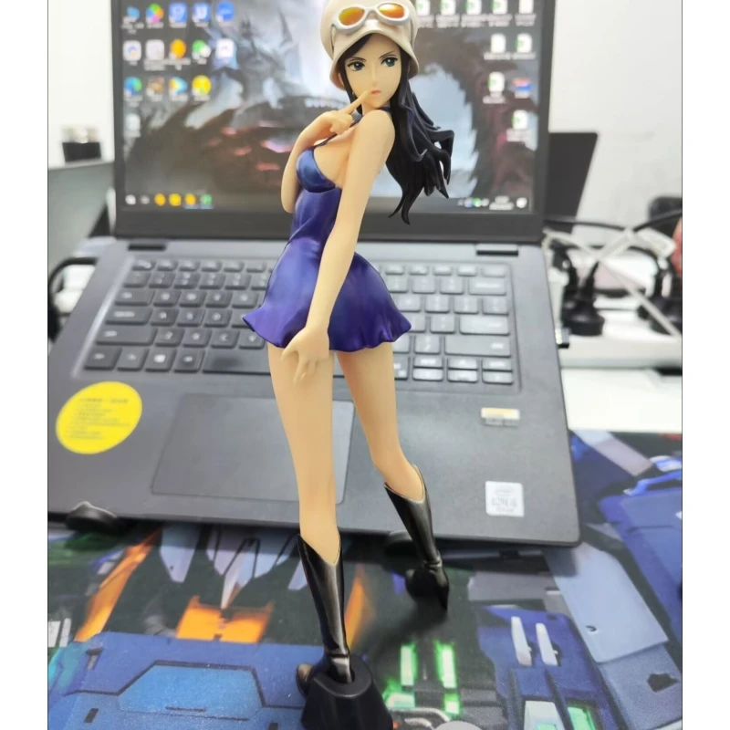 

Bandai One Pice Nico Robinin Figure Stock Original Animation One Pice Dressrosa Style Scenery Collectible Model Toys Kids Gifts