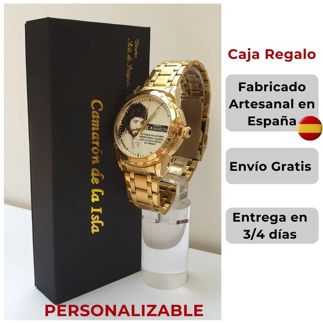 Продажа Часы Camaron с острова. Ремешок записал лазер со звездой, Луной и «Остров камарона». Подарочная коробка как на картинке.