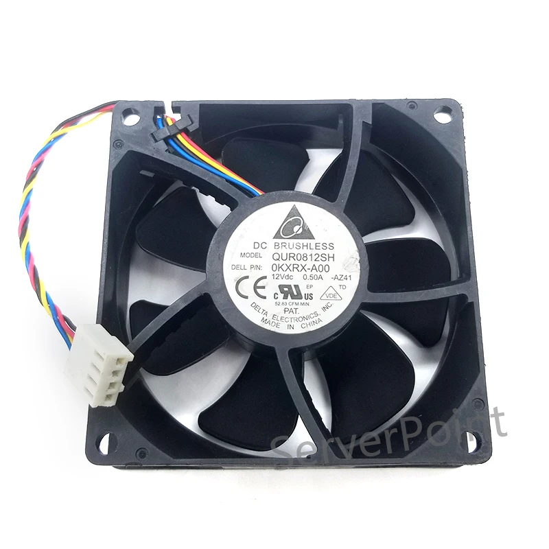 Бренд для delta QUR0812SH 8025 12 в 800 а 8 см ШИМ-вентилятор с контролем скорости 4400-об/мин