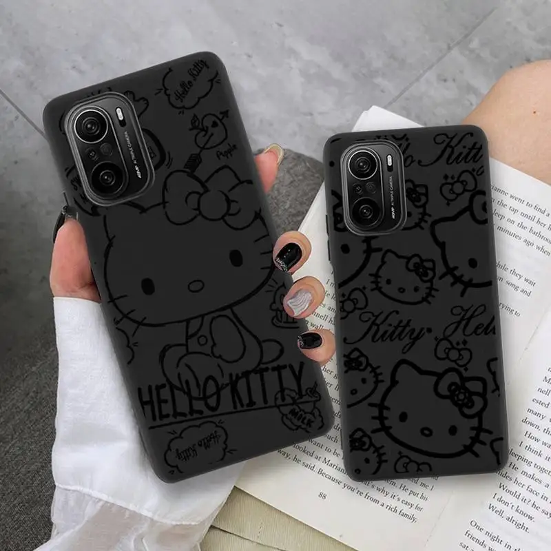 

Sanrio Cute Hello Kitty Phone Case for Xiaomi Mi Note 11 10 9 8 11X Lite 9T CC9 POCO M3 X3 Pro SE