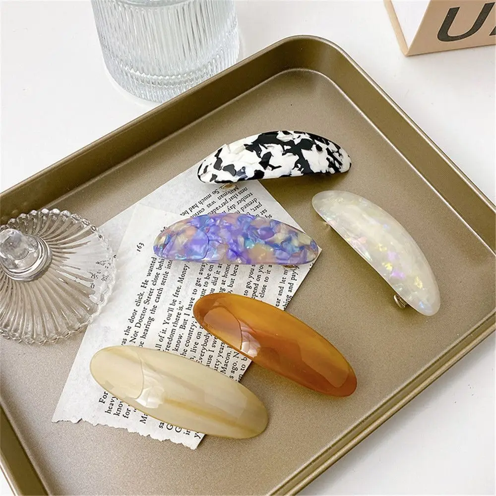 

Fashion Geometric Acetate Elegant Hair Accessories Hair Clips Ponytail Clip Barrettes