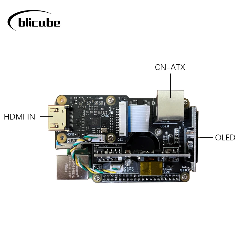 Blikvm Raspberry V3 Hat Pikvm HDMI CSI KVM IP Pi Overip enlarge