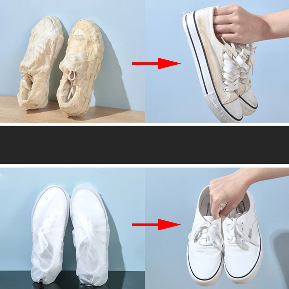 Non-Woven Shoes Anti-Yellow Drying Bag Travel Drawstring Shoe Storage Bag Shoes Storage Pouch  Dust-proof Bag