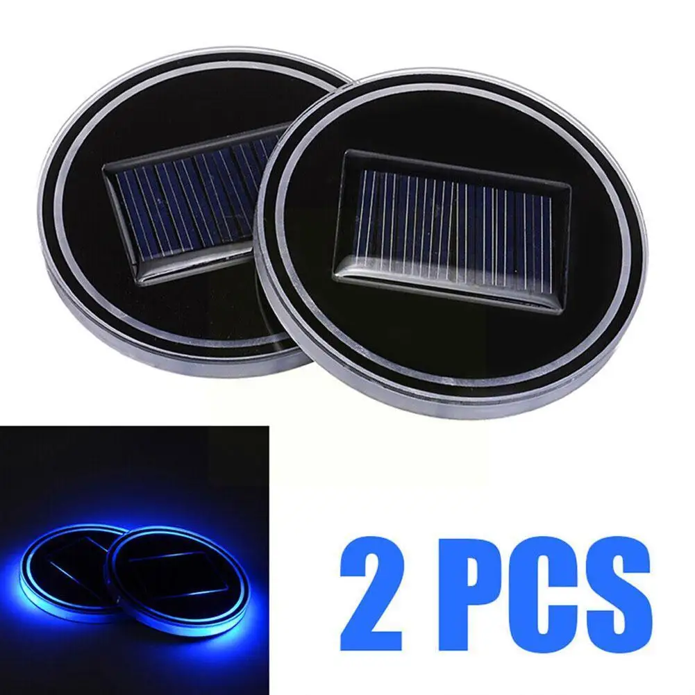 

7 Color LED Coaster Luminous RGB Light Mat With Light Pad Cup Saving Vibration Mat Energy Cup Led Party Sensor Sensor Drink X3W9