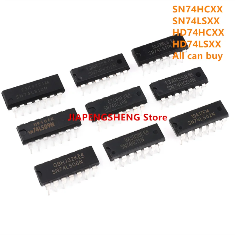 Фото Nand Gate 3 Road 3 Вход в DIP-14, 74 LS10, HD74LS10P, SN74LS10N, 10 шт. №1