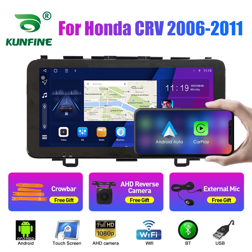 

Android 10.0 Octa Core Car DVD GPS Navigation Player Deckless Car Stereo for Honda CRV 2007-2011 Radio Headunit Wifi