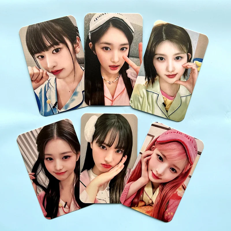

6pcs/set Kpop Idol IVE Lomo Cards Photocards Photo Card Postcard for Fans Collection