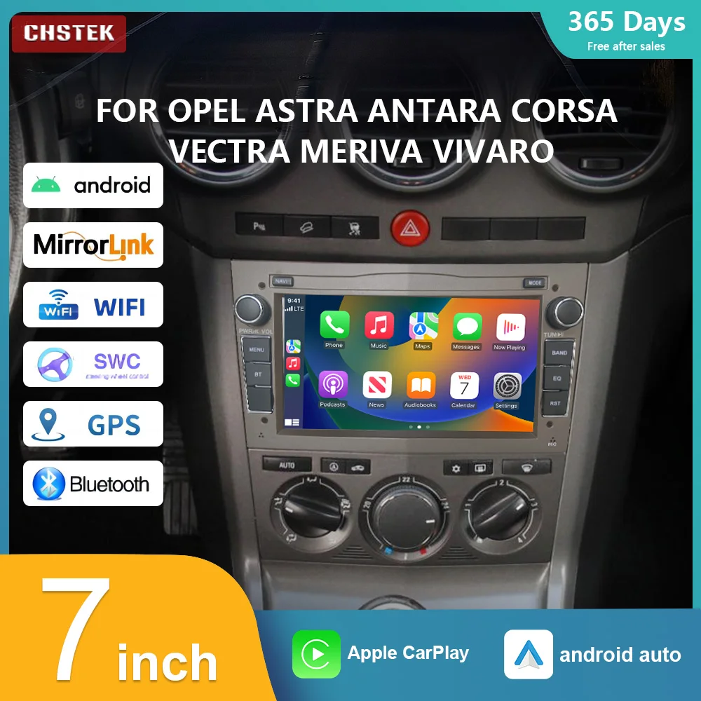 Автомобильный радиоприемник CHSTEK беспроводной Android Carplay для Opel Astra Vauxhall Vectra Antara Corsa