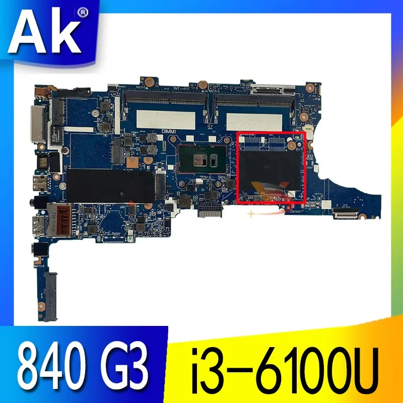 

Материнская плата 6050A2728501-MB-A01 для ноутбука HP EliteBook 840 G3 850 G3 с процессором i3-6100U DDR4 903739-601 903739-001 100% ТЕСТ ОК