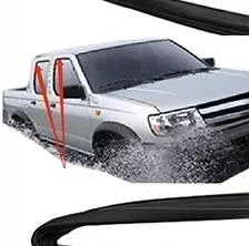 2 шт. Уплотнение стекла передней двери из резины L и R для D22 Pick Up Glass Sealing Paladin No Van