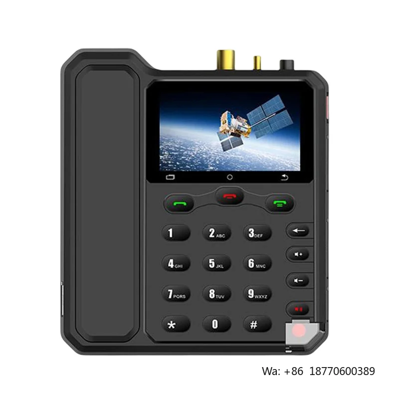 Фото Спутниковый телефон YT2000 с GPS и Beidou, двойной модуль, быстрое позиционирование, навигация, водонепроницаемость IP65, черный, для использования в помещении, с большим радиусом действия связи №1
