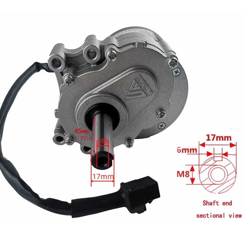 Двигатель для инвалидной коляски 24 В 250 Вт двигатель 75/120 об/мин ZD101AZ1 аксессуары