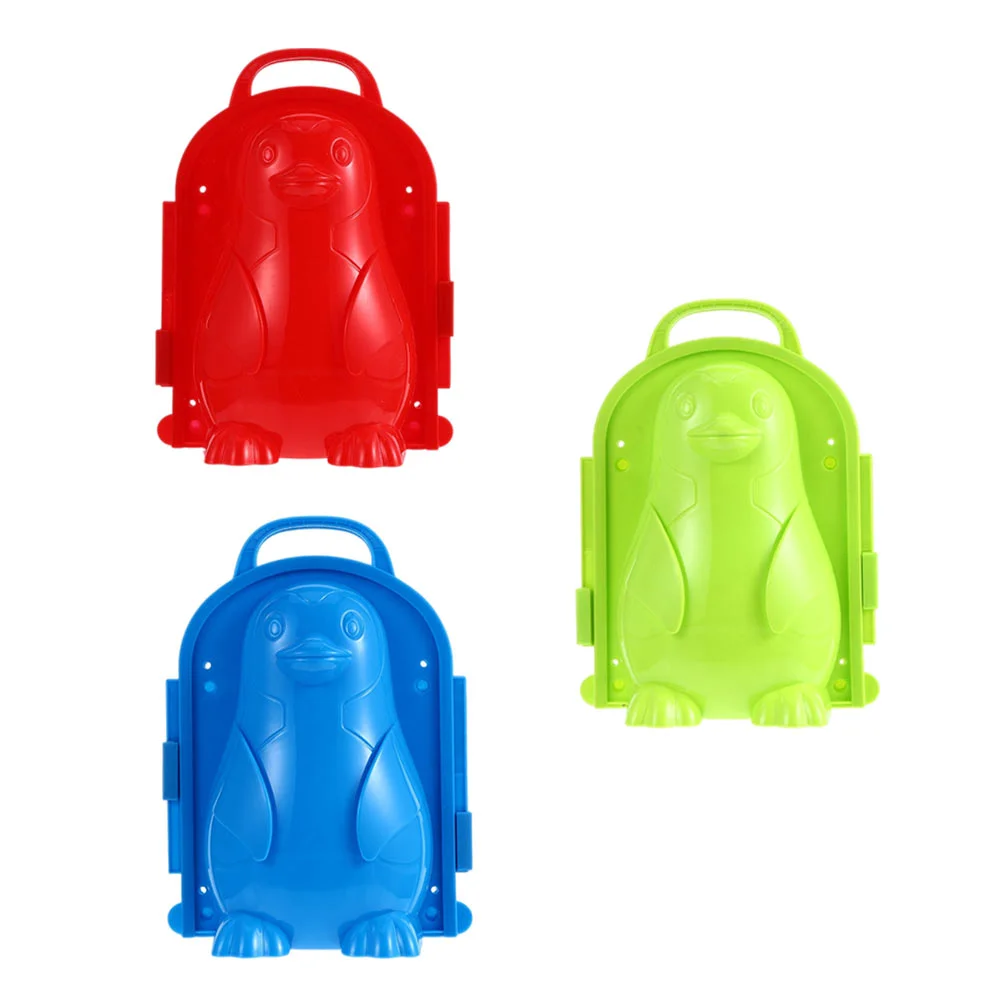 

3 Pcs Lightweight Portable Practical Snow Clip Snowball Making Tool for Girls Children Boys