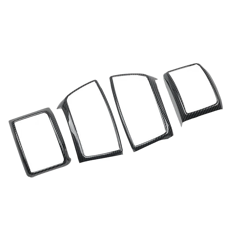 

Carbon Fiber Central Control Dashboard Air Outlet Vent Frame Trim for / Everest 2015-2021 Accessories