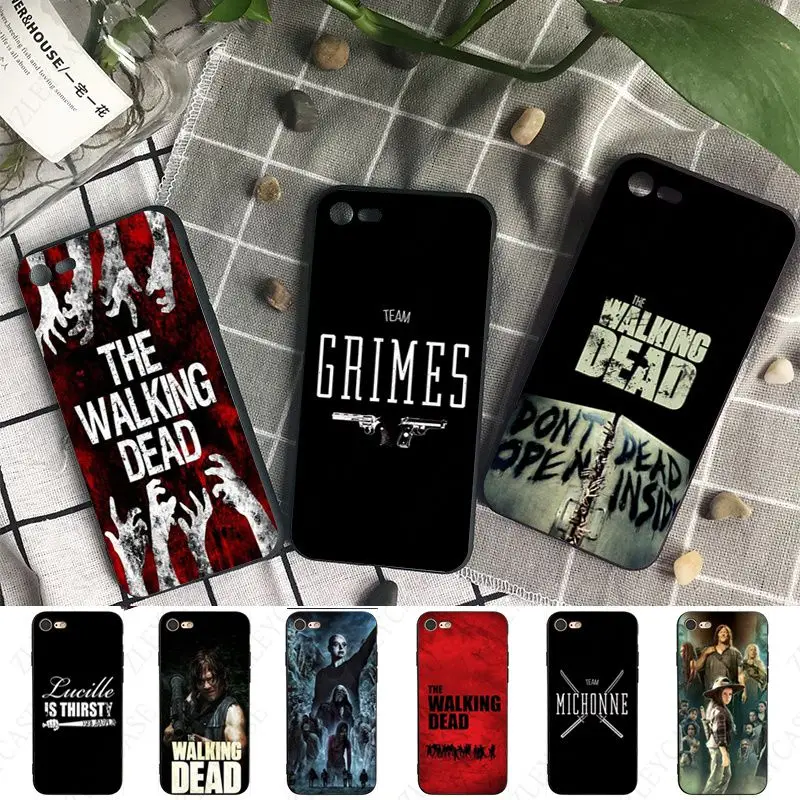 The Walking Dead TWD hot phone cover for iPhone 14PRO 11 12 6S 13PRO 7 8Plus XS MAX XR 5S 11pro 12pro max 12mini SE cases coque