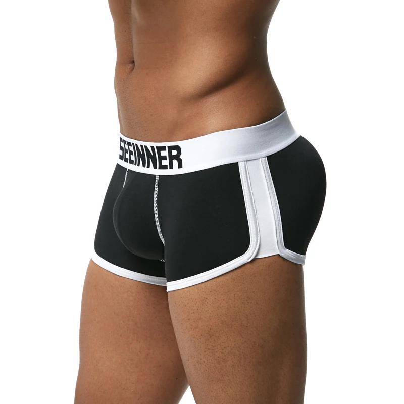 

Трусы-боксеры мужские с хлопковой подкладкой и капюшоном