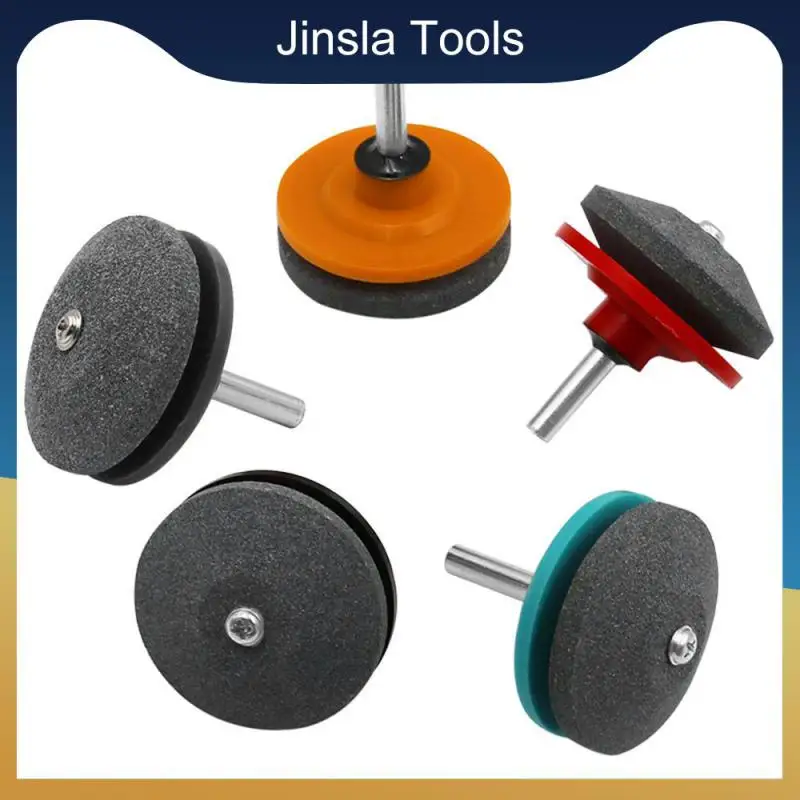 

1PC Lawn Mower Sharpener Blade Power Hand Drill Knife Sharpening Stone Industrial Electric Grindstone Garden Grinding Head Tool