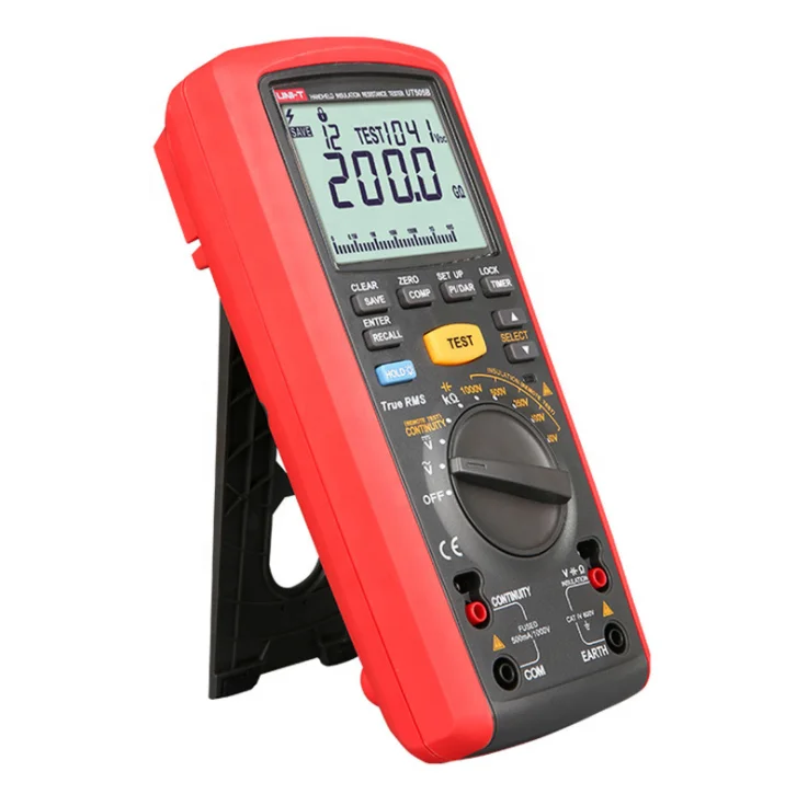 

UT505B Handheld Digital Insulation Resistance Tester AC/DC Voltage Measurement 200G Ohm 1000V