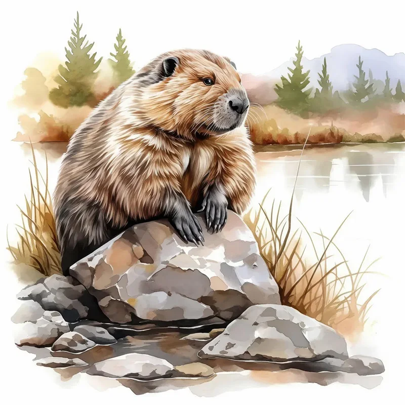 

Набор наклеек Beaver Clipart