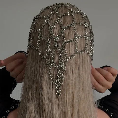 Цепочка для волос SNQP из хрусталя