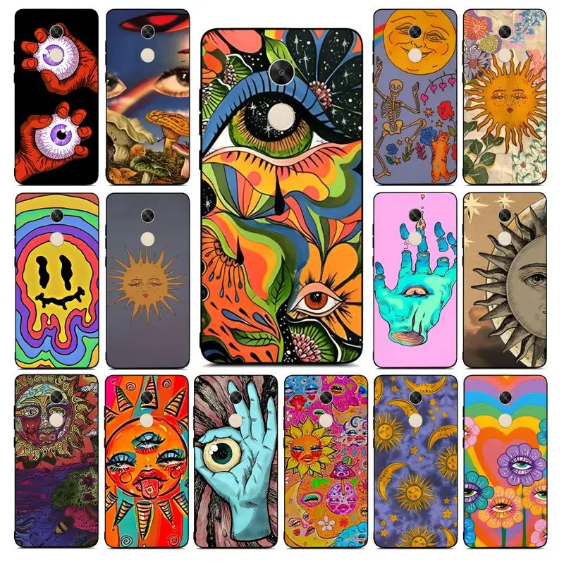 

Indie Hippie Phone Case For Redmi Note 4 X 5 A 6 7 8 Pro T 9 Pro 9S 10 Pro 11 Pro 11S 11Epro PocoM3pro