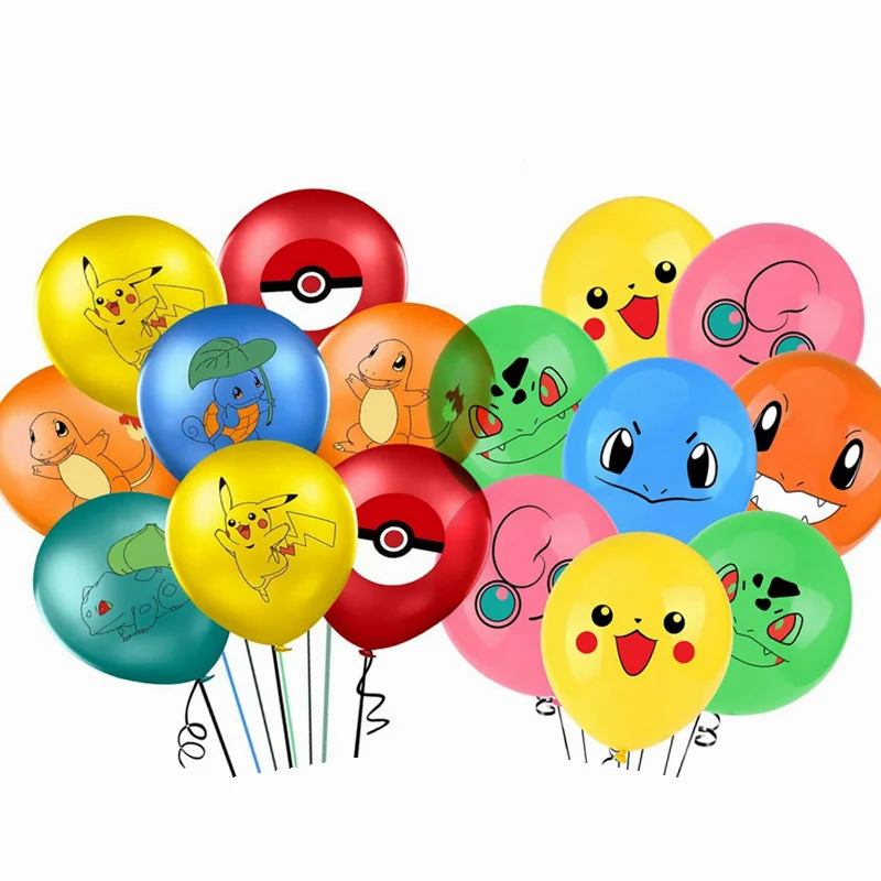 

Набор воздушных шаров в виде покемона на день рождения, игрушки для детей