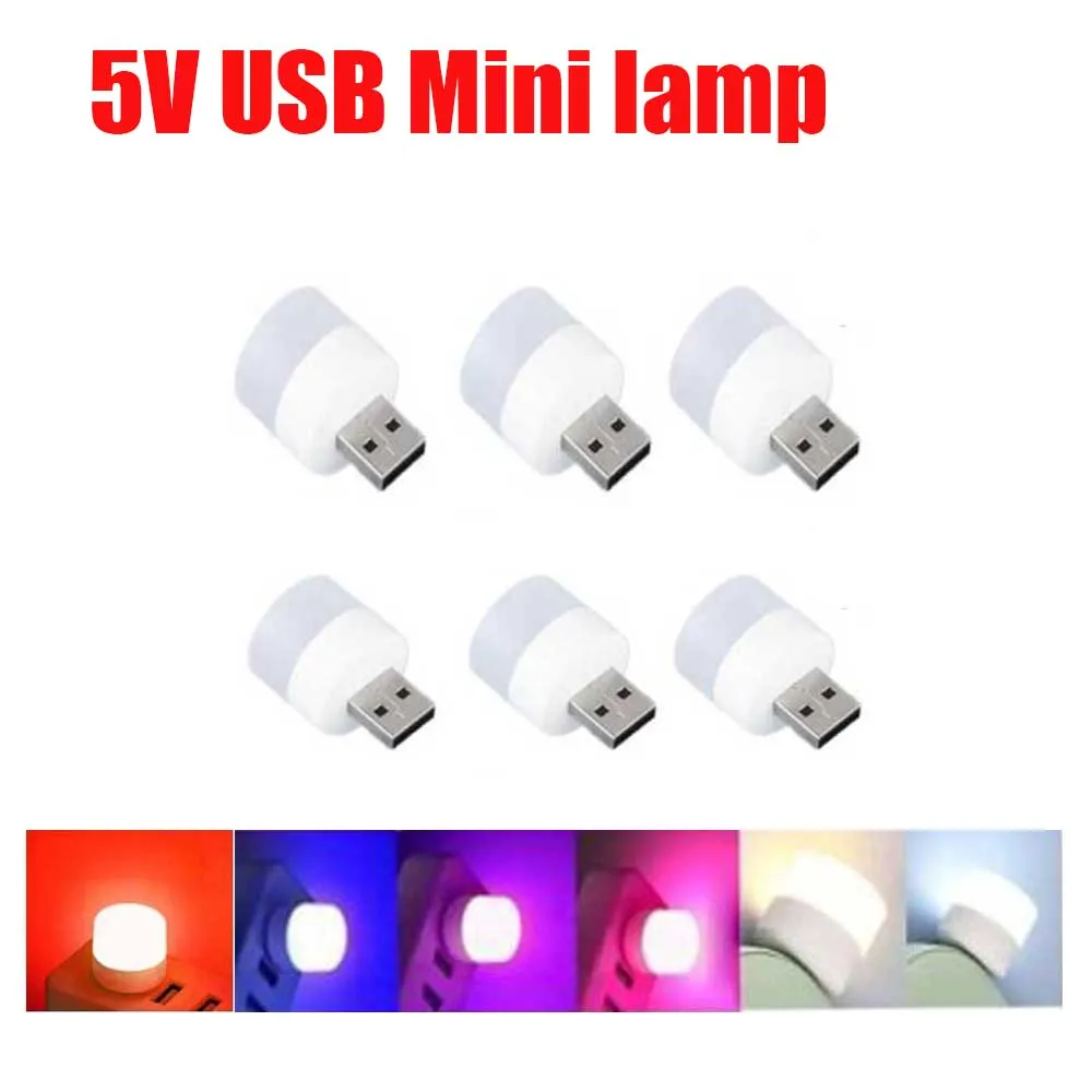 

Лампа с мини-USB-разъемом, 5 шт., 5 В, 1 Вт