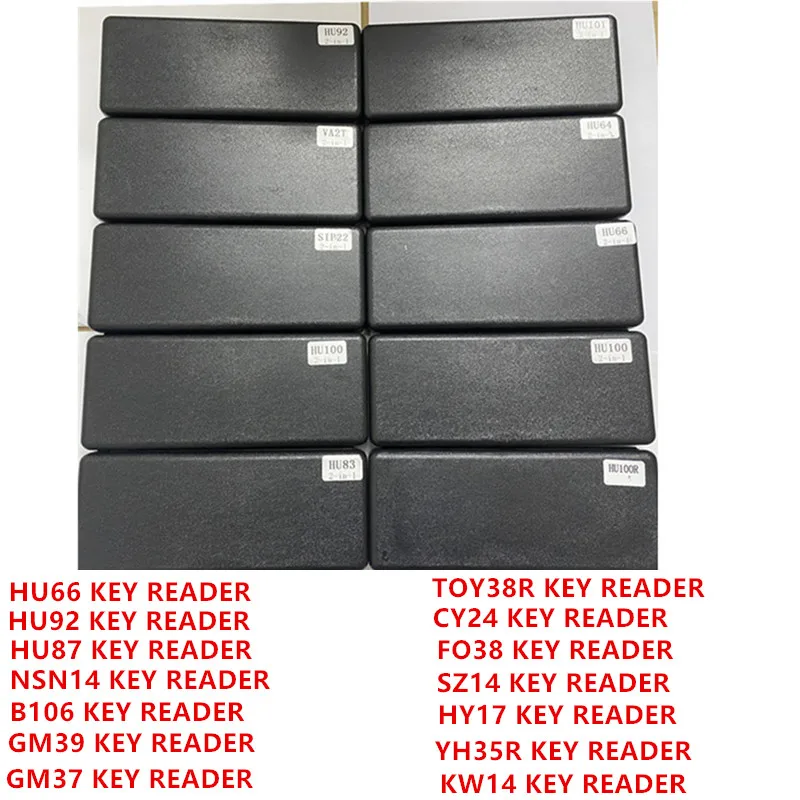 Оригинальный инструмент lishi 2 в 1 HU83 VA2T NE78 SX9 MIT8 MIT11 MIT9/MIT6 NE71R NE72 NE66 NE38 NSN14 ридер