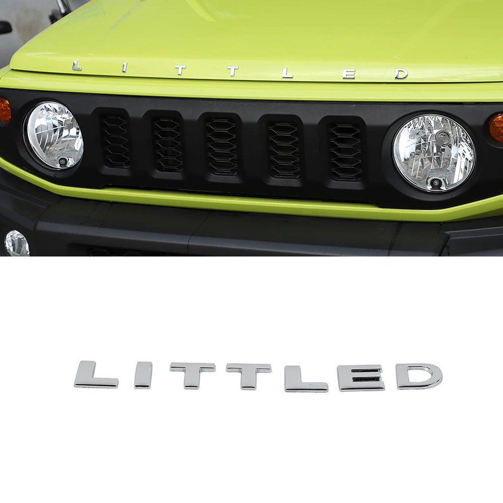 

Suzuki Jimny JB64 JB74 2019 Передний Капот LITTLED Эмблема Значок Из Нержавеющей Стали Автомобильный Стайлинг Аксессуар С Сам...