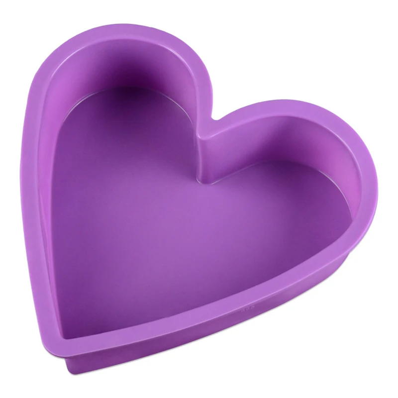

Heart Shape Cake Mold Durable Silicone Mousse Cake Bread Pastry Baking Mould Nonstick Chocolate Cake Dessert Baking Tool