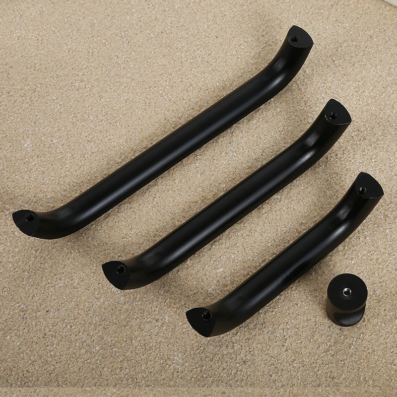 

Черные ручки для шкафов AN, алюминиевый сплав