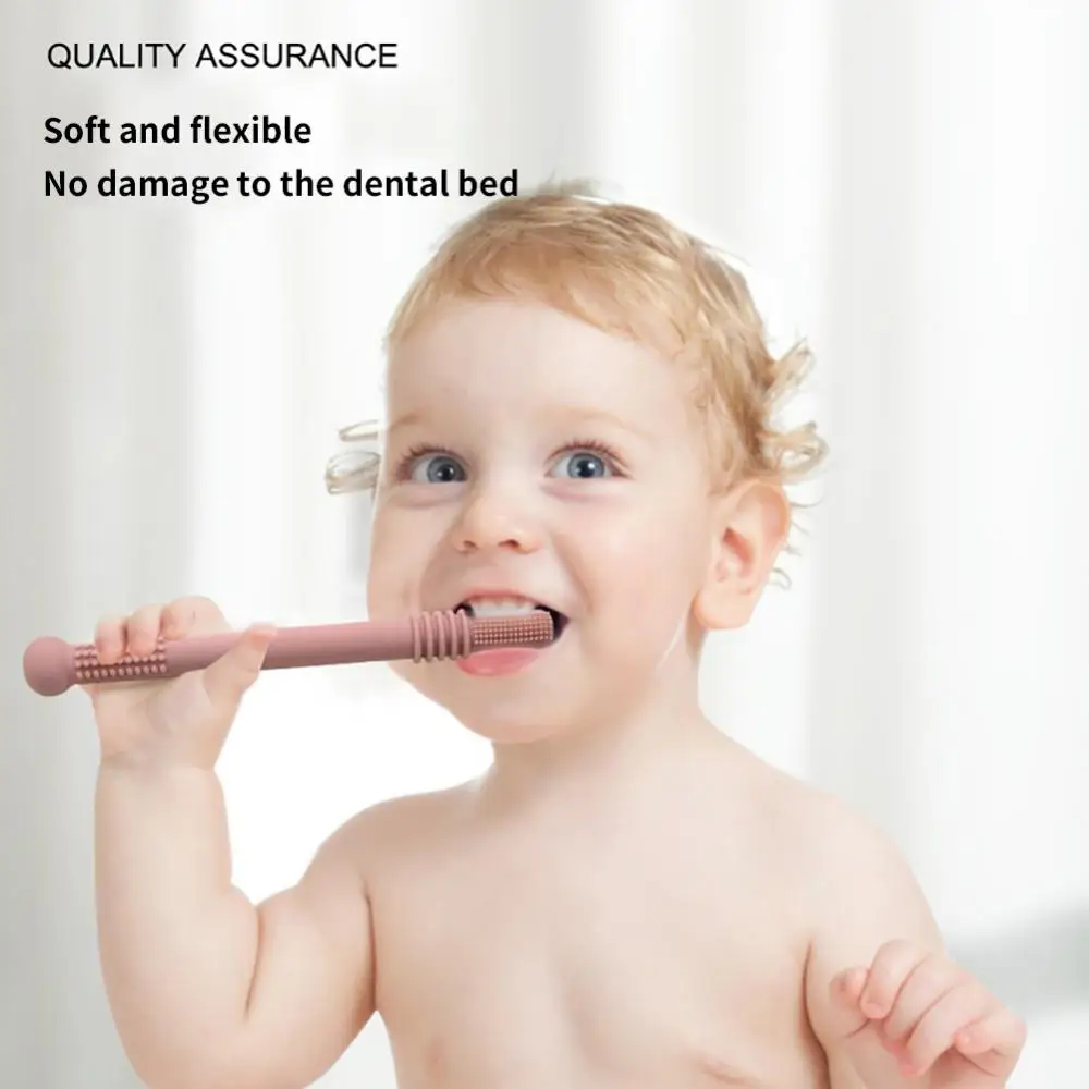 

Durable Baby Teether Anti-eat Baby Silicone Molar Stick Baby Silicone Training Baby Accessories Soft Tooth Grinder Food Grade