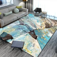 nordic light luxury living room rug abstract geometric sofa coffee table mat bedroom bedside non slip carpets household bath mat