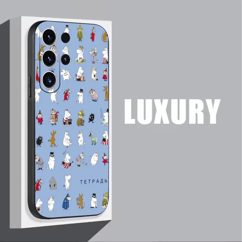 Фото Чехол для телефона M-MooMinES для Samsung Galaxy S26 S25 S24 S23 S22 S21 Plus Ultra Fold, мягкий, черный. №3