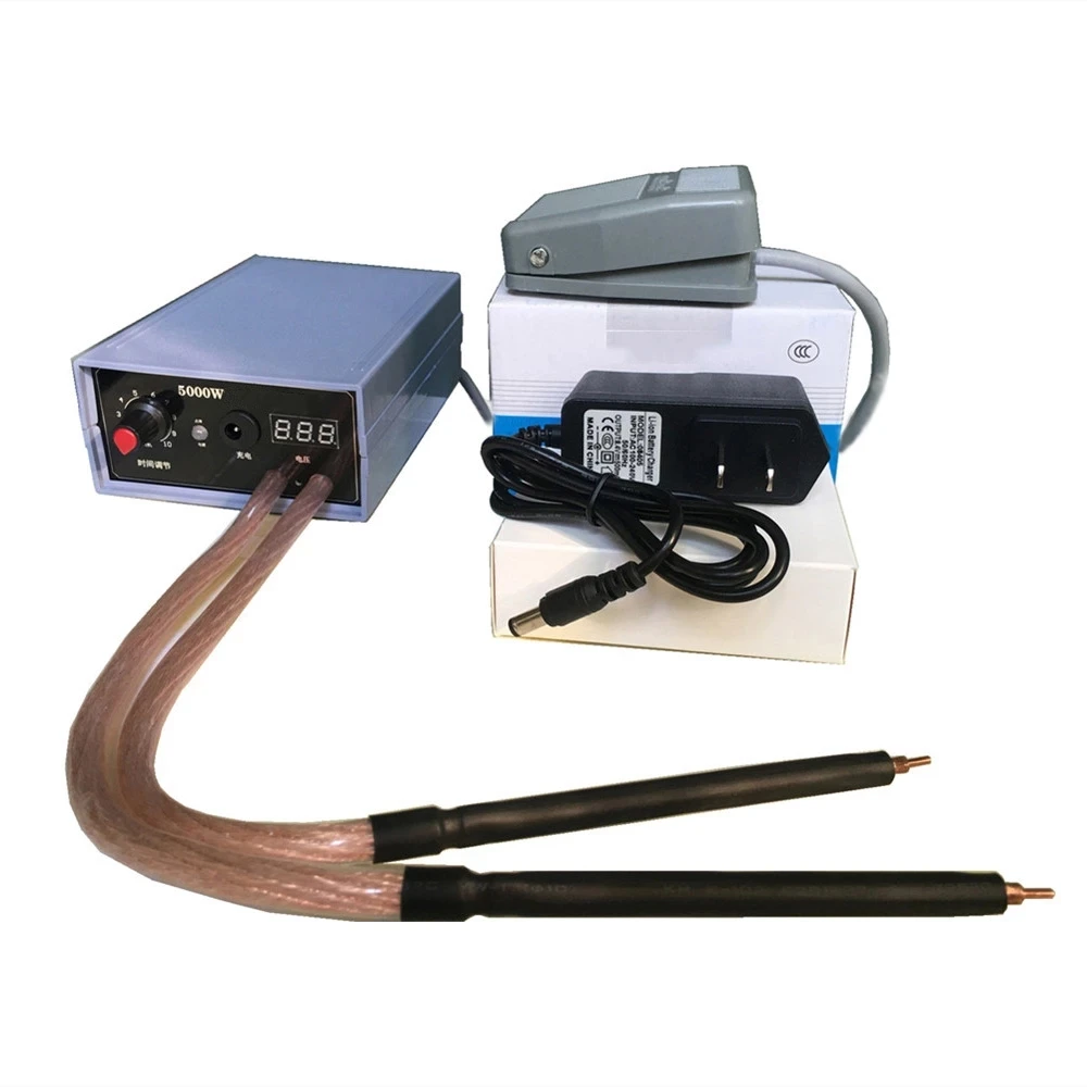 

5000 Вт Мощный точечный сварочный аппарат с аккумулятором 18650, мини сварочный аппарат, точечный сварочный аппарат с никелевой лентой, точечная сварочная машина