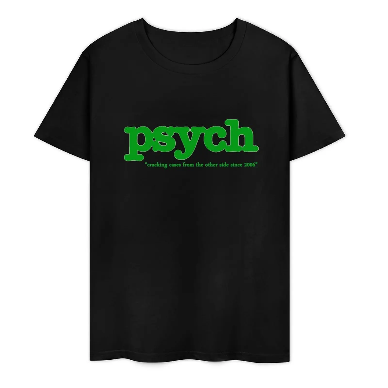 Фото Персонализированная футболка Psych, мужские мешковатые футболки №1