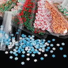 Рождественская смола, форма, наполнитель, аксессуары для рукоделия, имбирный человек, Санта Клаус, лось, снежинки, Рождественский дизайн ногтей