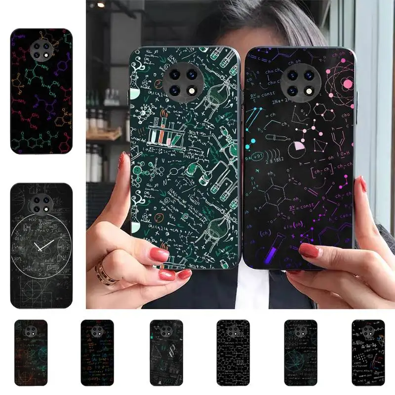 

Physics Chemical Mathematics Phone Case For Redmi 9 5 S2 K30pro Silicone Fundas for Redmi 8 7 7A note 5 5A Capa