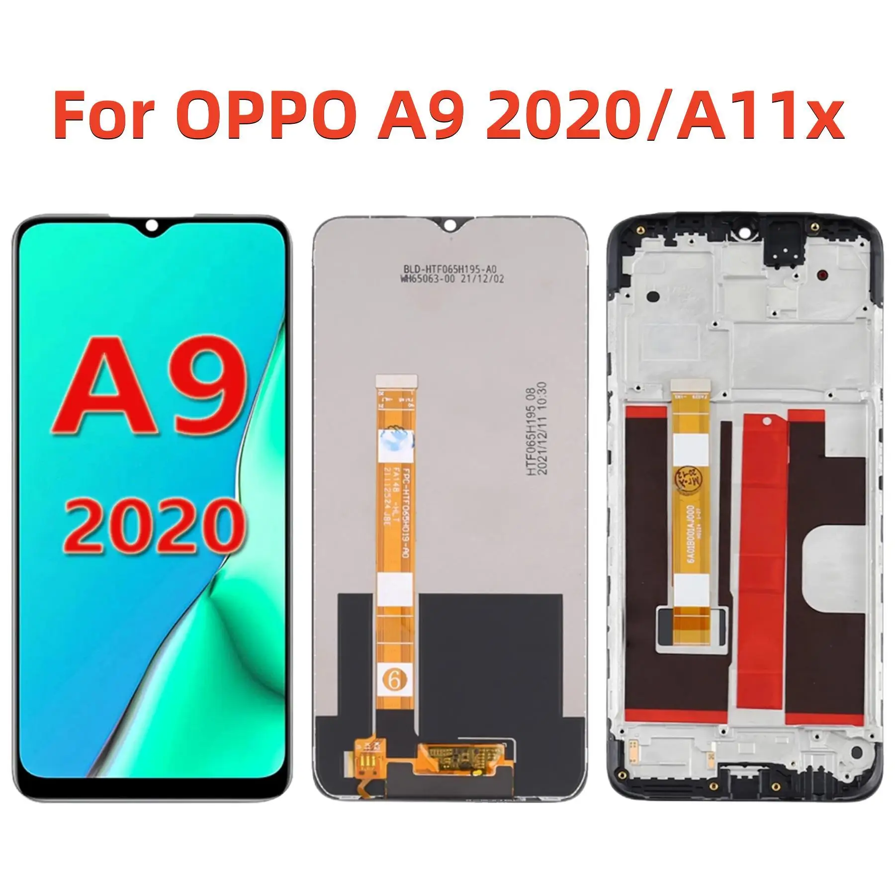 

6.5" Original Display For OPPO A9 2020 A11x CPH1937 CPH1939 LCD Touch Screen Replacement Digitizer Assembly