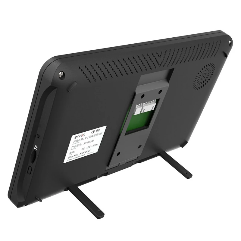10 inch wireless WiFi visual intercom doorbell fingerprint face recognition HD video building intercom system bus enlarge