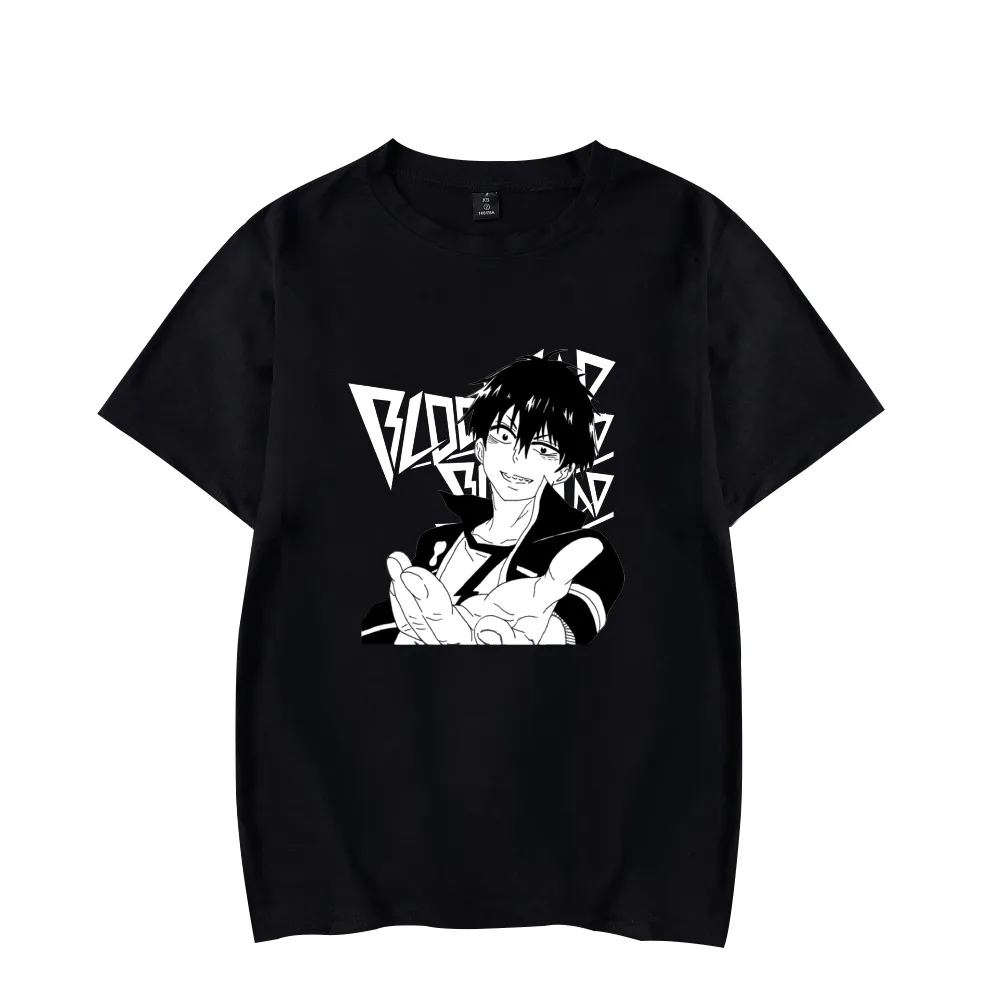 

Blood Lad Anime Tshirt Crewneck Summer Short Sleeve Women Men's Tshirts Harajuku Streetwear 2022 Japanese Manga Unisex Clothes