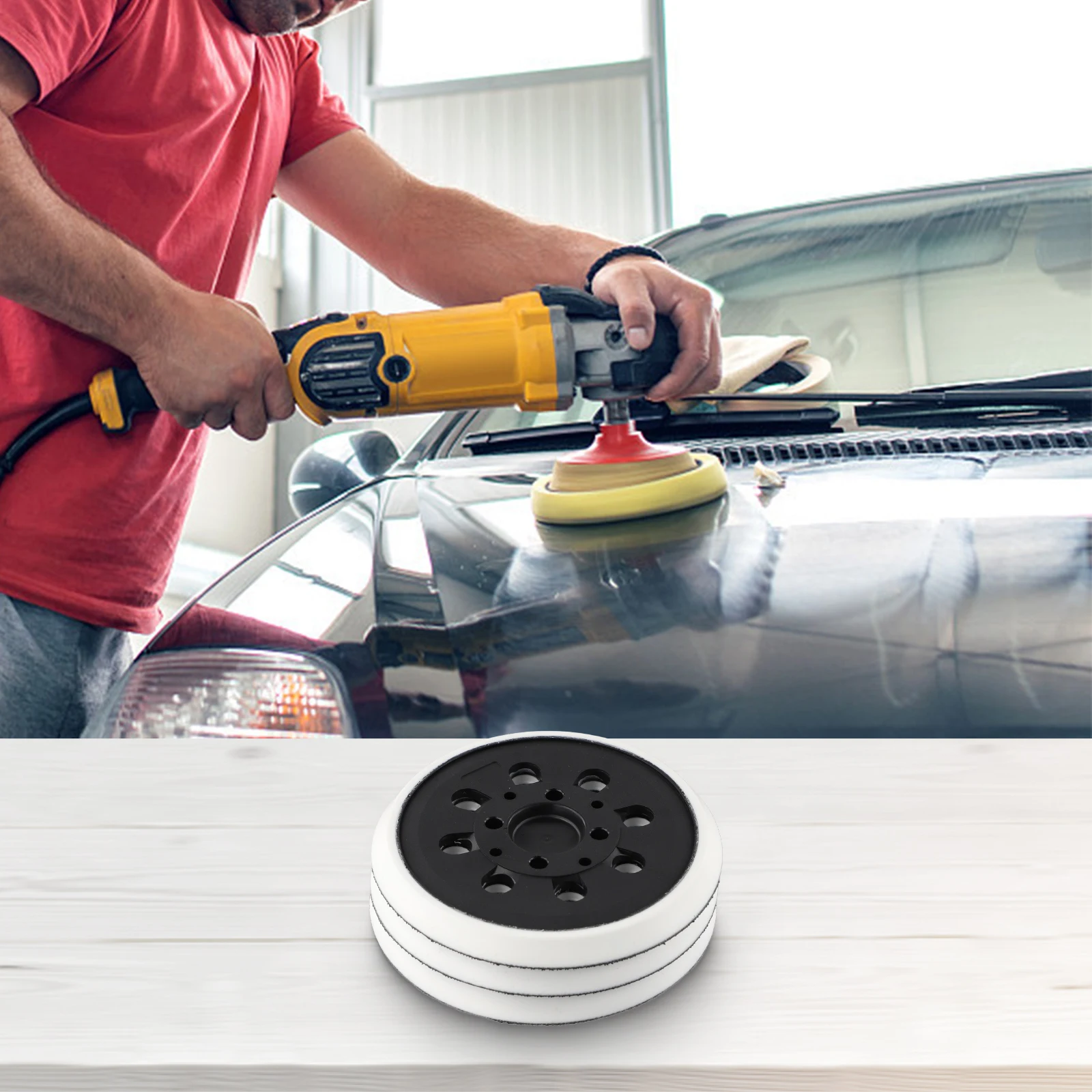 3 шт. подложка 125 мм для Бо-sch PEX 300 AE 400 4000