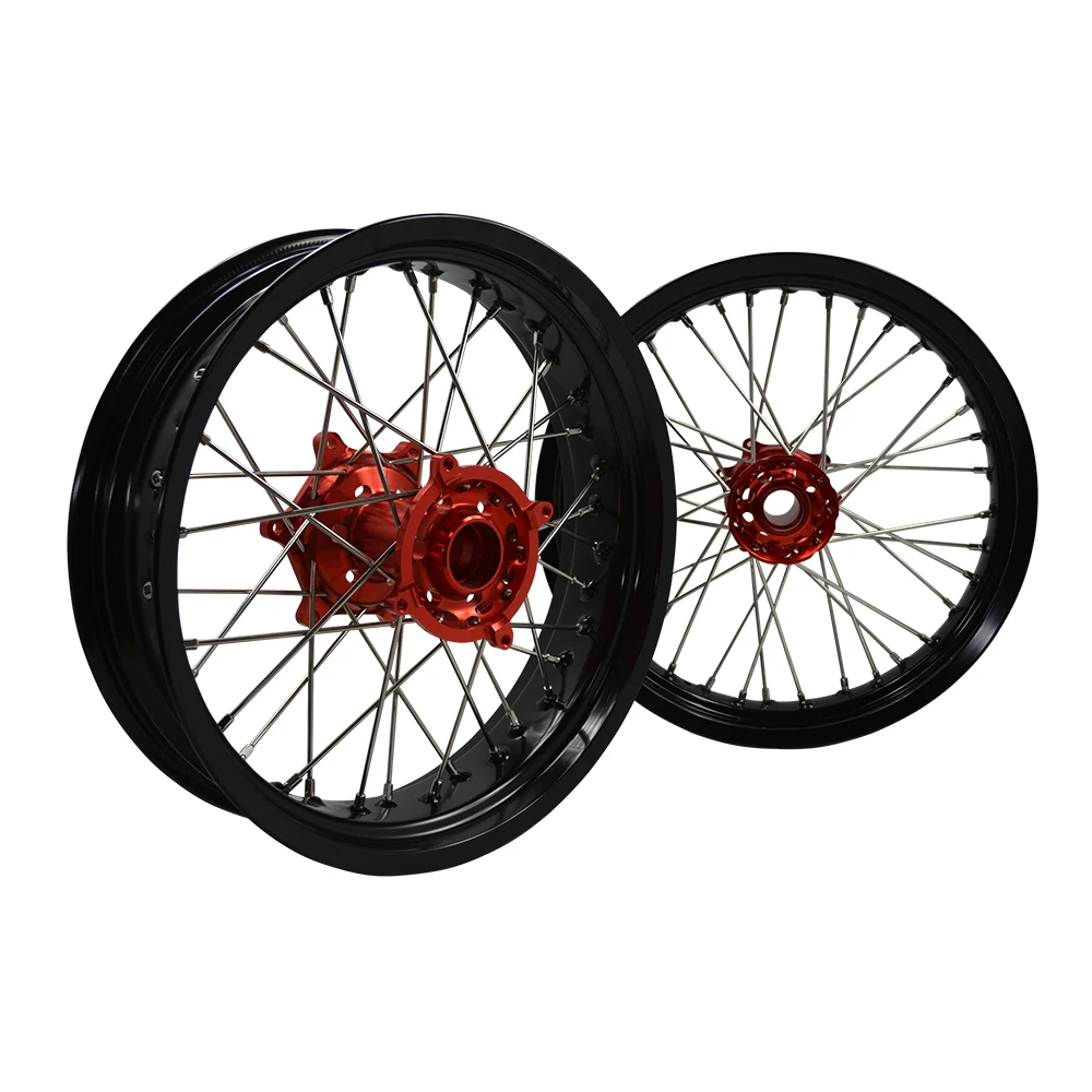 

CRF 250 450 Motorcycle Wheels 17 Inch Aluminum Alloy Supermoto Motorcycle wheels For Honda