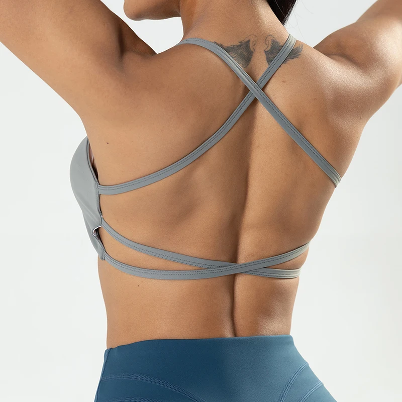 

Sexy Sports Bra Gym Top Women Training Yoga Top Sportswear Stretch Women Sports Underwear Fitness Workout Back Cross Yoga Bra