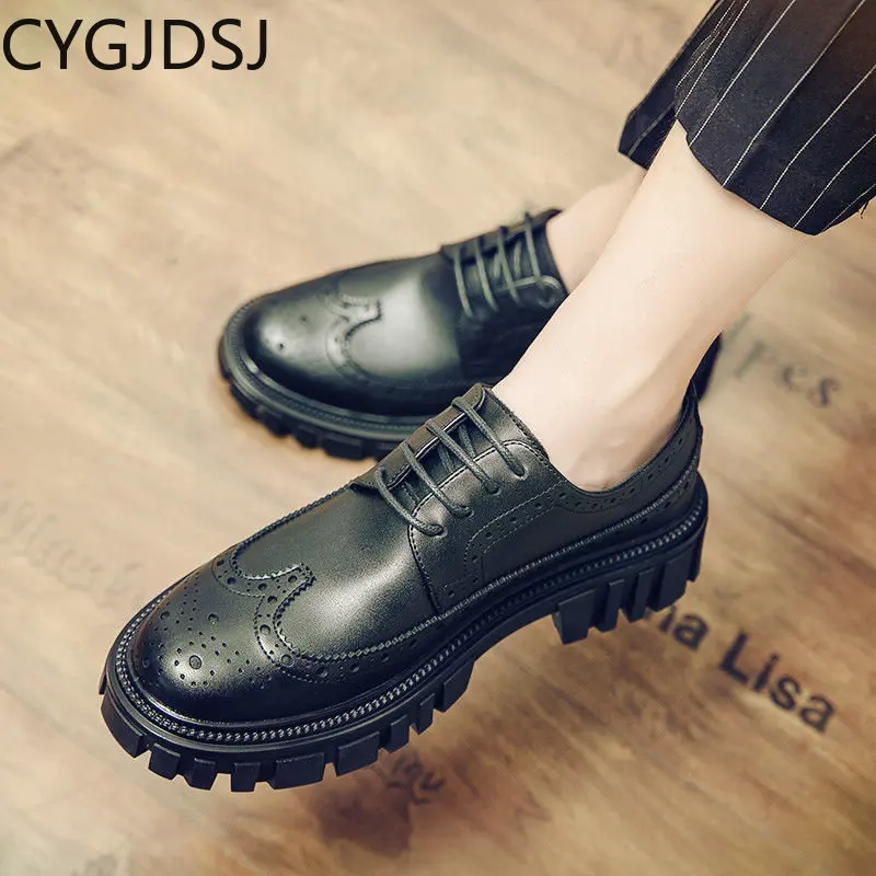 

Brogues Shoes for Men Business Suit Formal Shoes for Men Wedding Dress Coiffeur Oxford Shoes for Men Italiano Chaussures Homme