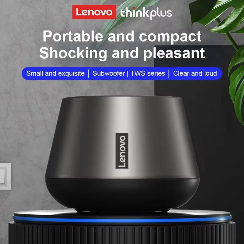 Фото Оригинальный Bluetooth-динамик Lenovo K3 Pro V5.0 с глубоким басом, портативная акустическая система для улицы, музыкальный портативный громкоговоритель для кемпинга №5