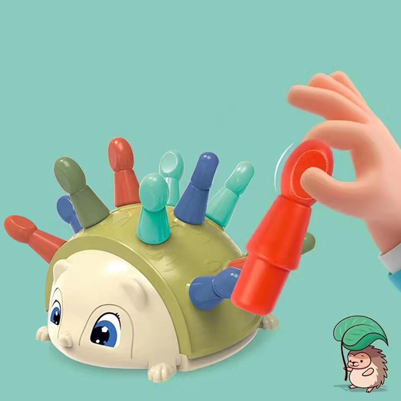 

Toddler Learning Toys Fine Motor and Sensory Toys Educational Toys for Toddlers Spelling Hedgehog Puzzle Montessori Toys