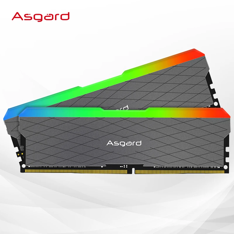Оперативная память Asgard DDR4 серии RGB Loki W2 ОЗУ 32 Гб 16 x 2 шт. 3200 МГц DIMM настольная XMP